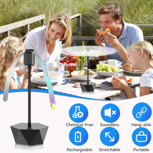 Miniatura 3 de VENTILADOR REPELENTE PARA MESA